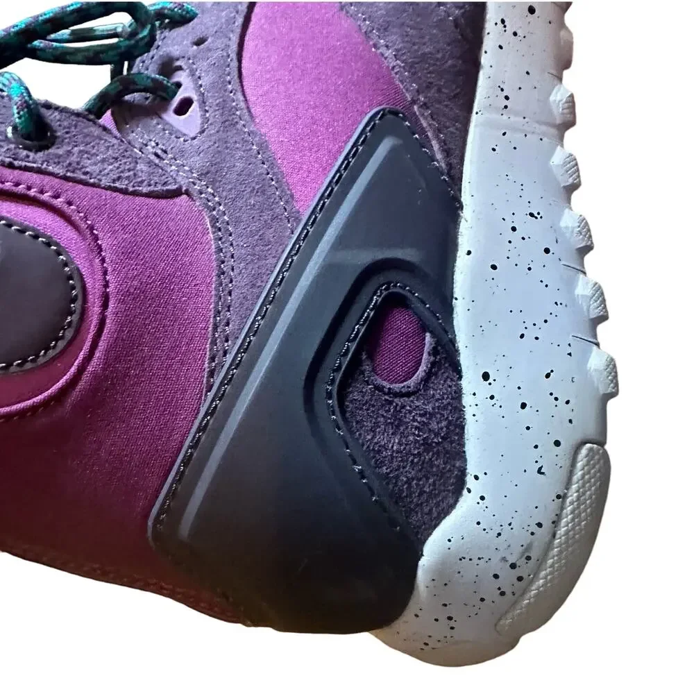Nike Women’s Purple Koth Mid Hi Lace Up Shoes Rear Zip Size 9.5